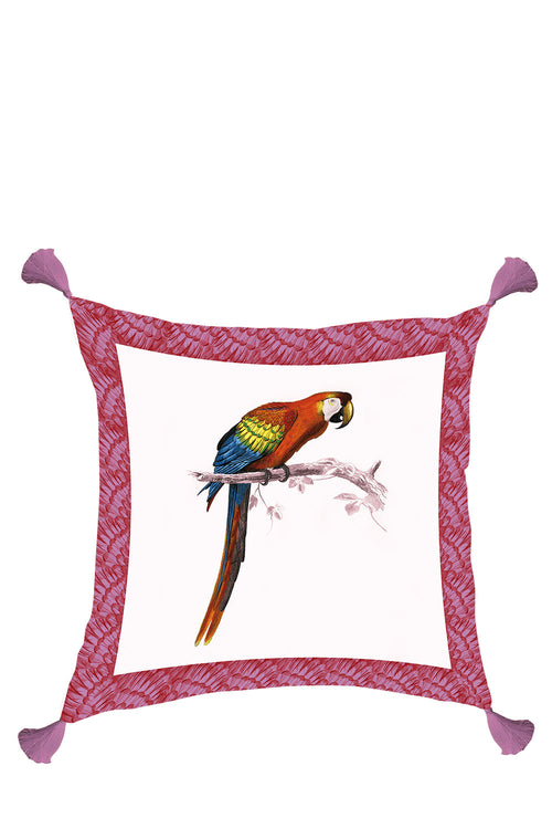 Menagerie Parrot Cushion