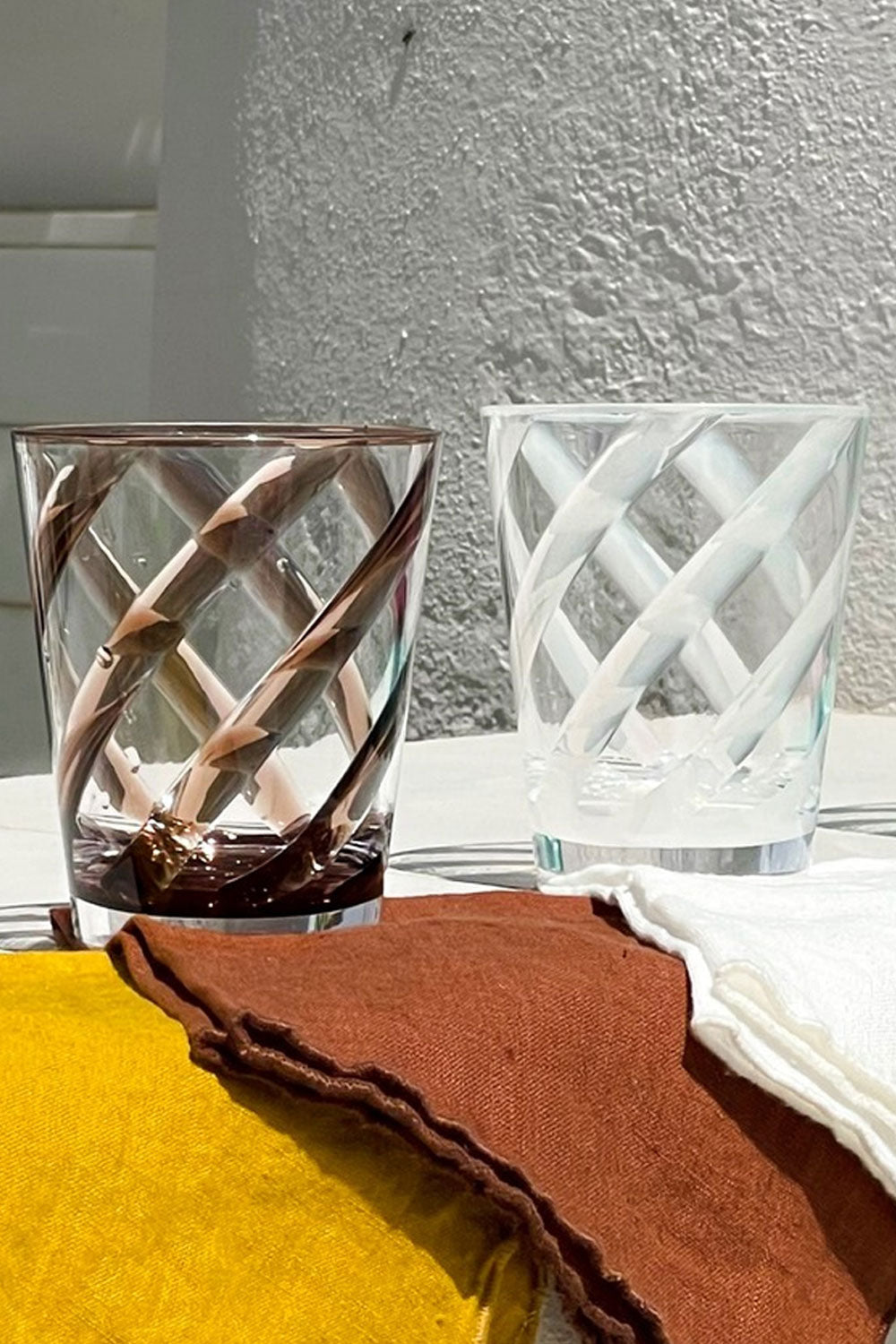 Methacrylate Tumbler with Rusty Spiral - Maison7