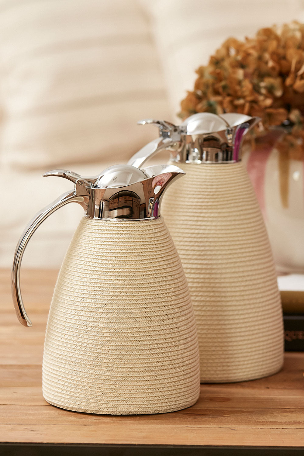 Monceau Thermal Carafe 1L, Ivory - Maison7