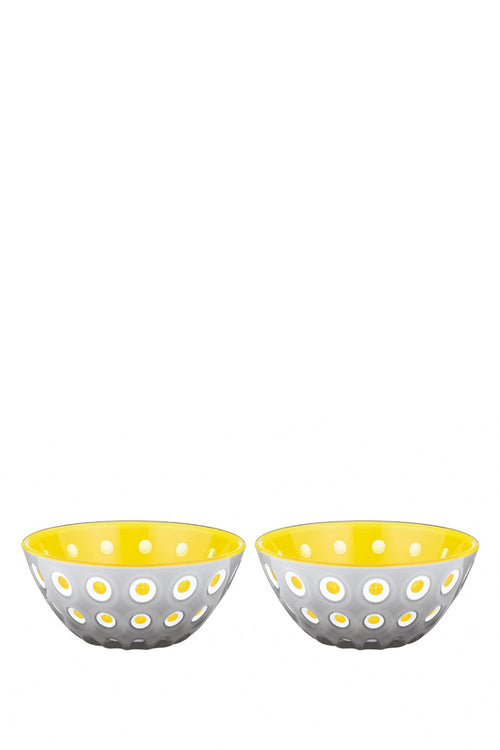 Murrine Grey & Yellow Bowls Set Of 2, 12 cm - Maison7