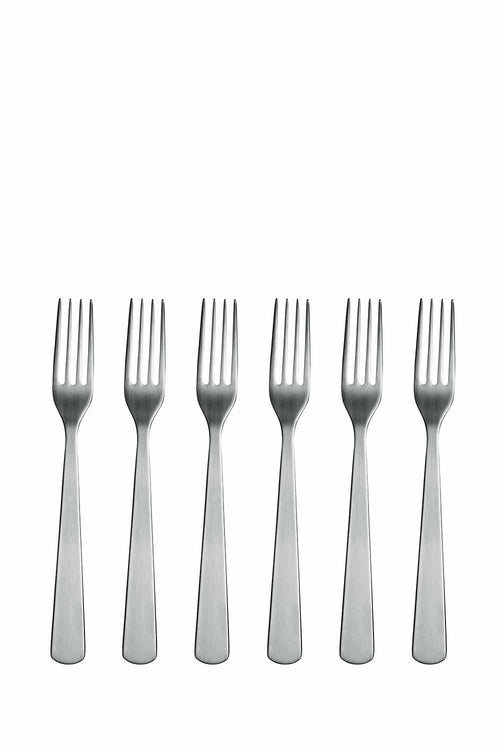 Dinner Forks, Set of 6, Steel