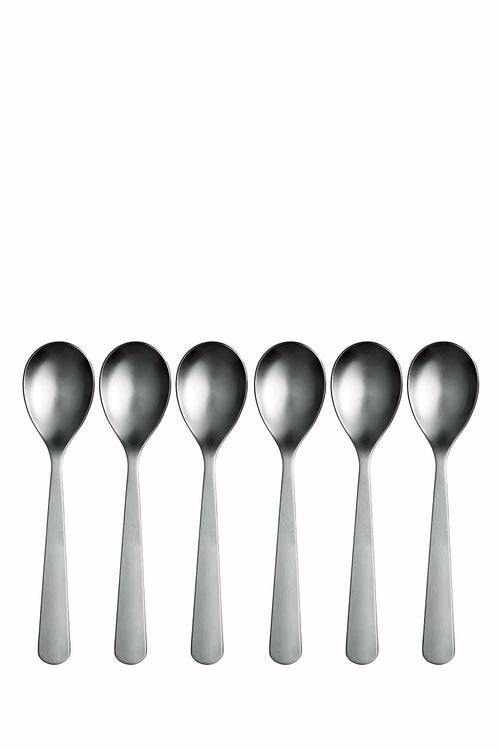 Dinner Spoons, Set of 6, Steel