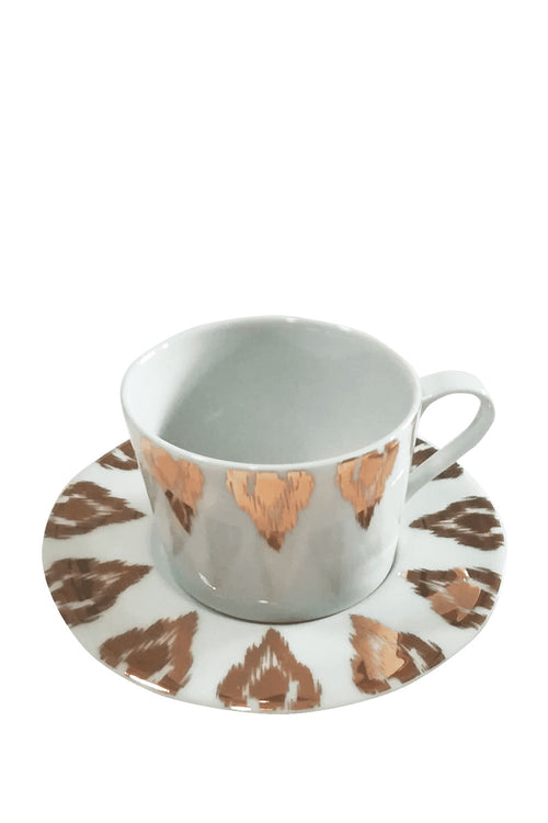 Uzbek Gold Collection Porcelain Tea Cup