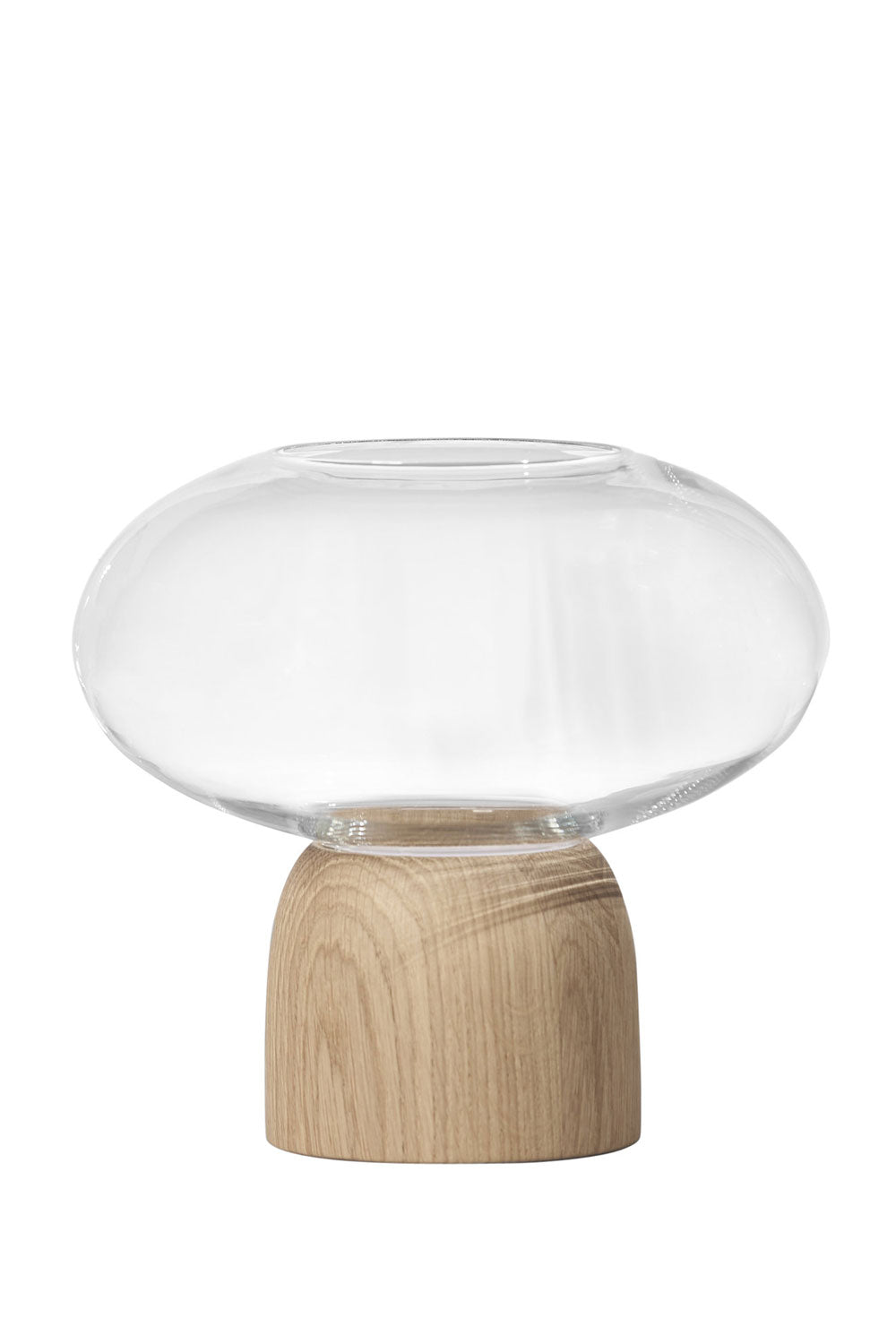 Porcini Vase Glass, 22 cm - Maison7