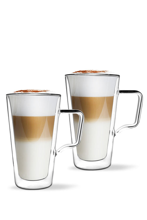 Diva Double Wall Latte Glasses, Set of 2, 350ml